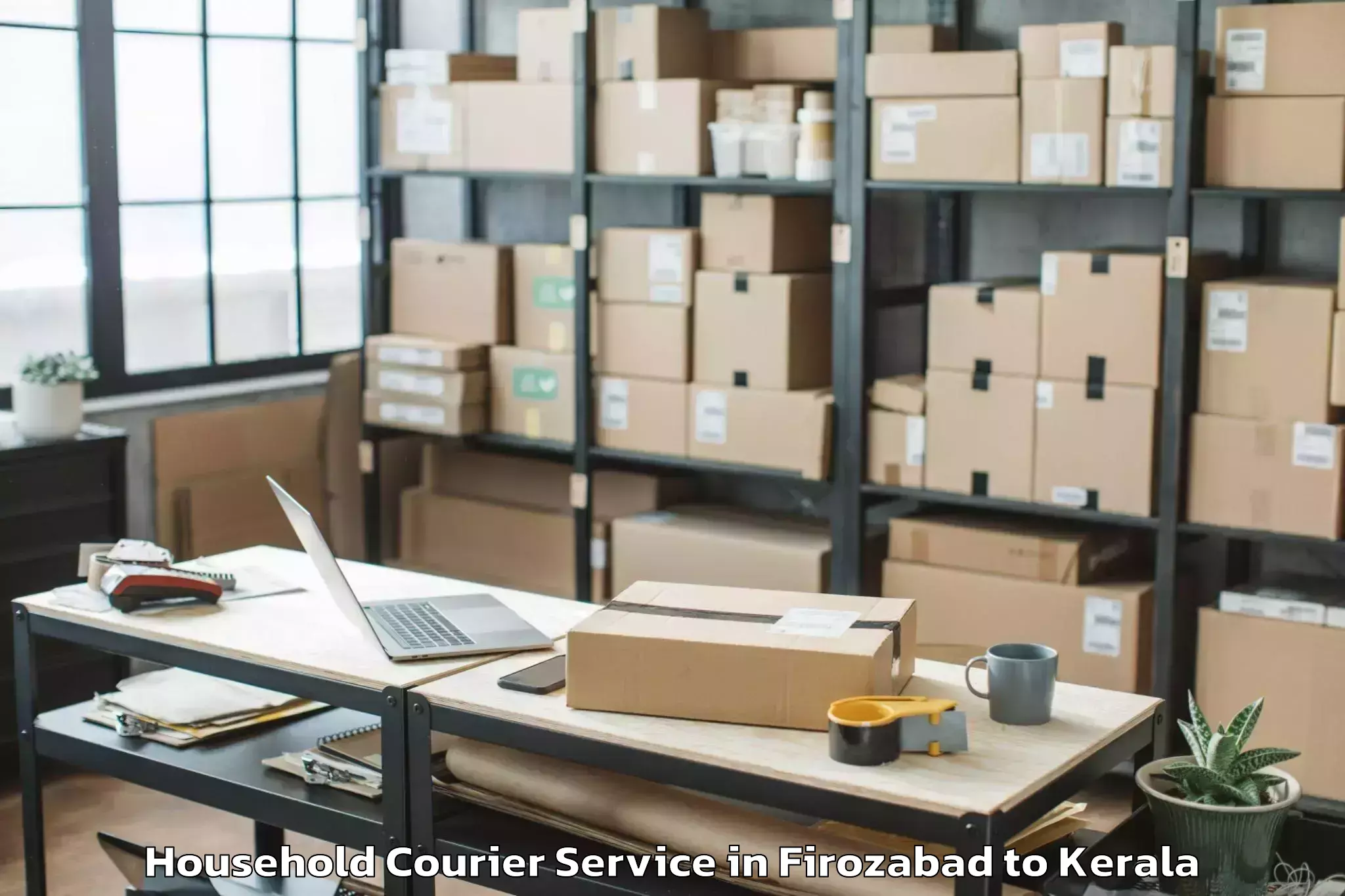 Trusted Firozabad to Vithura Household Courier